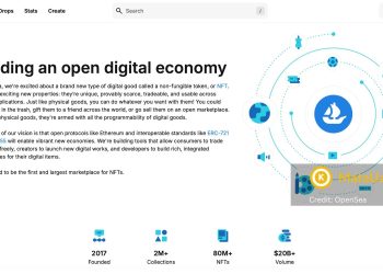OpenSea menjadi NFT Marketplace terbesar di dunia saat ini