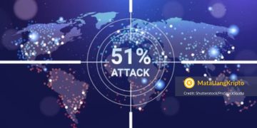 ilustrasi serangan 51% blockchain