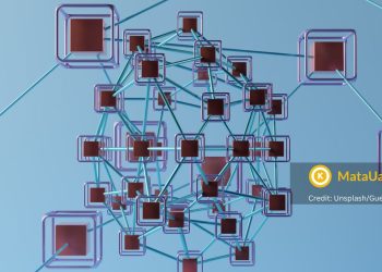 ilustrasi decentralized application atau dapp