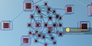 ilustrasi decentralized application atau dapp